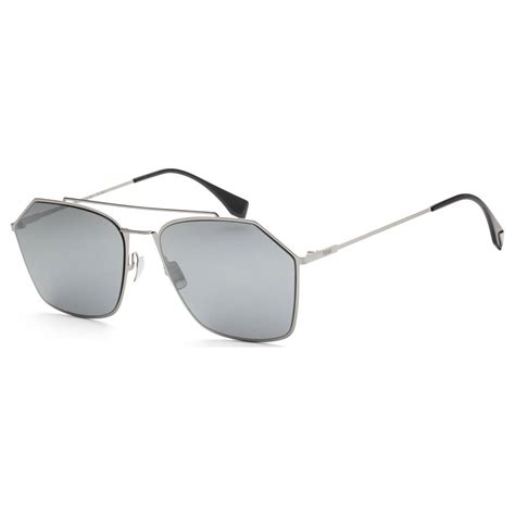 fendi ff m0022 f s 6lb 59 t4 ruthenium|Fendi Men's Sunglasses FF.